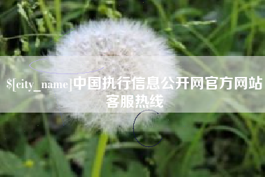 池州中国执行信息公开网官方网站客服热线