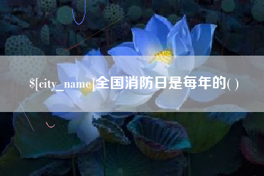 池州全国消防日是每年的( )