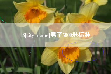 池州男子5000米标准