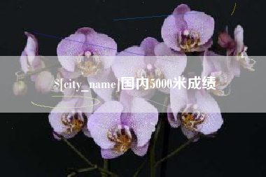 池州国内5000米成绩