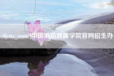 池州中国消防救援学院官网招生办