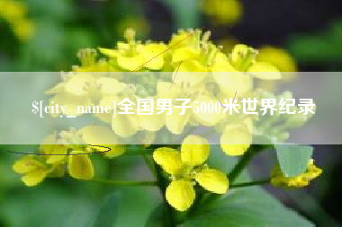 池州全国男子5000米世界纪录