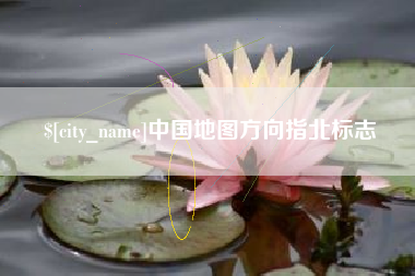 池州中国地图方向指北标志