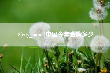 池州中国今年金牌多少