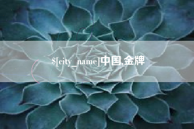 池州中国,金牌