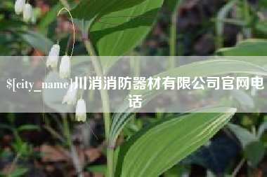 池州川消消防器材有限公司官网电话