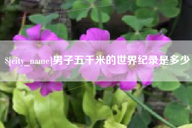 池州男子五千米的世界纪录是多少