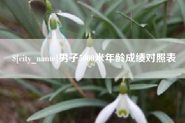 池州男子5000米年龄成绩对照表