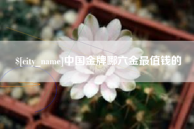 池州中国金牌哪六金最值钱的