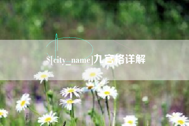 池州九宫格详解
