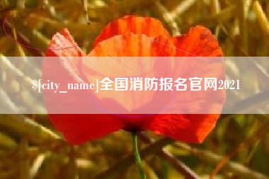 池州全国消防报名官网2021
